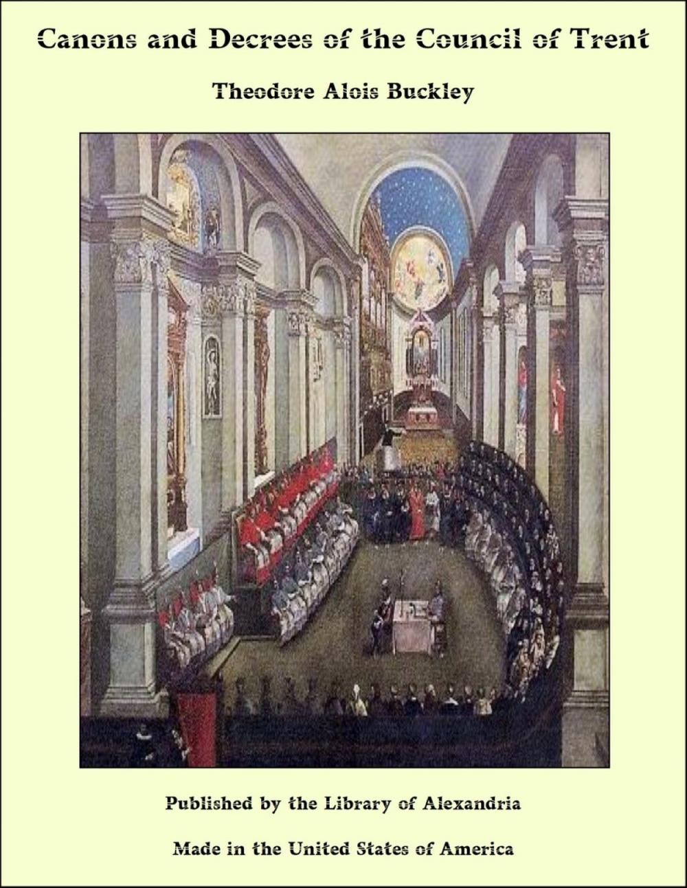 Big bigCover of Canons and Decrees of the Council of Trent