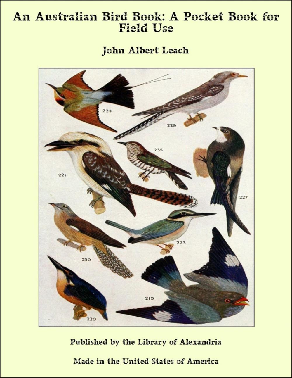 Big bigCover of An Australian Bird Book: A Pocket Book for Field Use