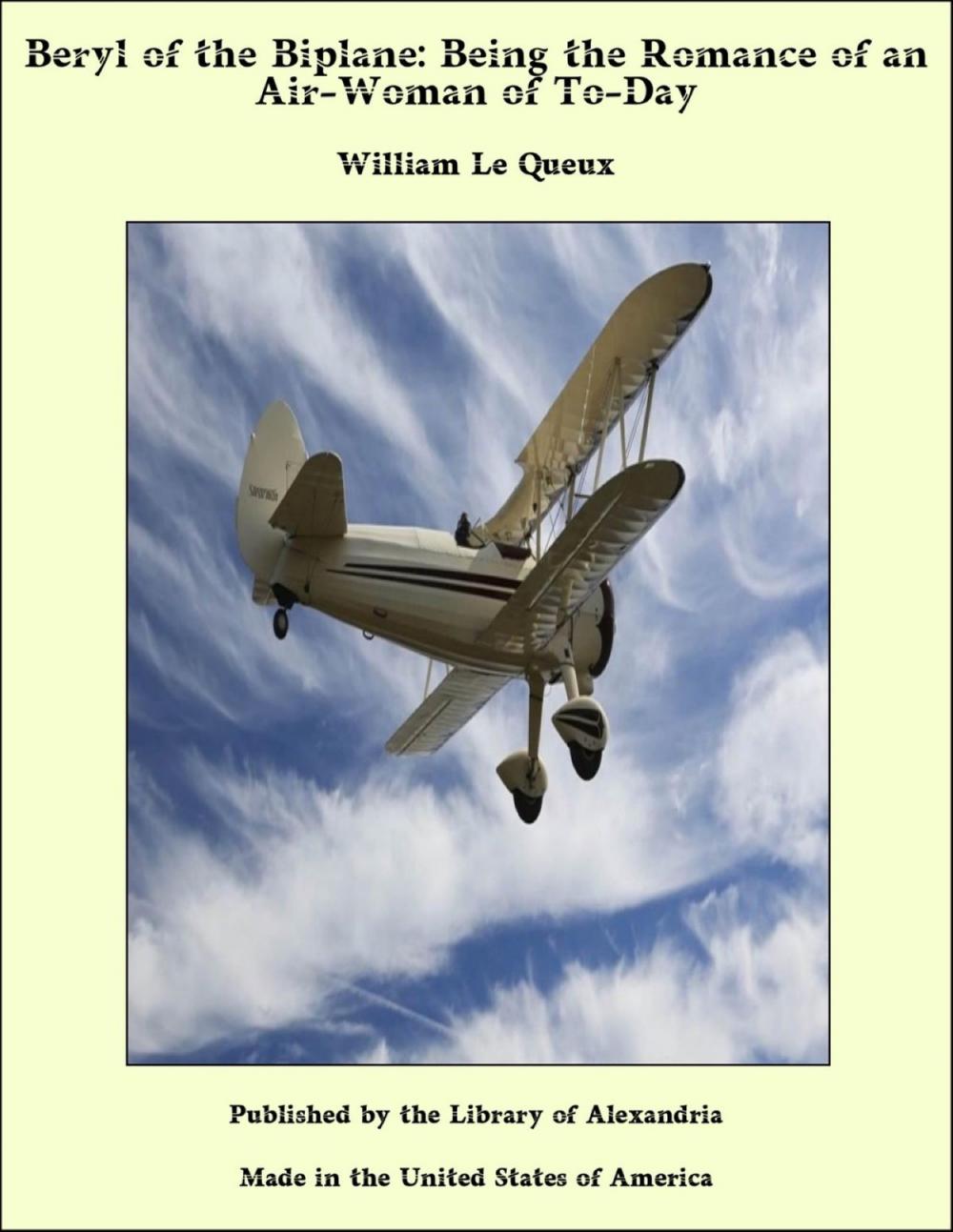 Big bigCover of Beryl of the Biplane: Being the Romance of an Air-Woman of To-Day