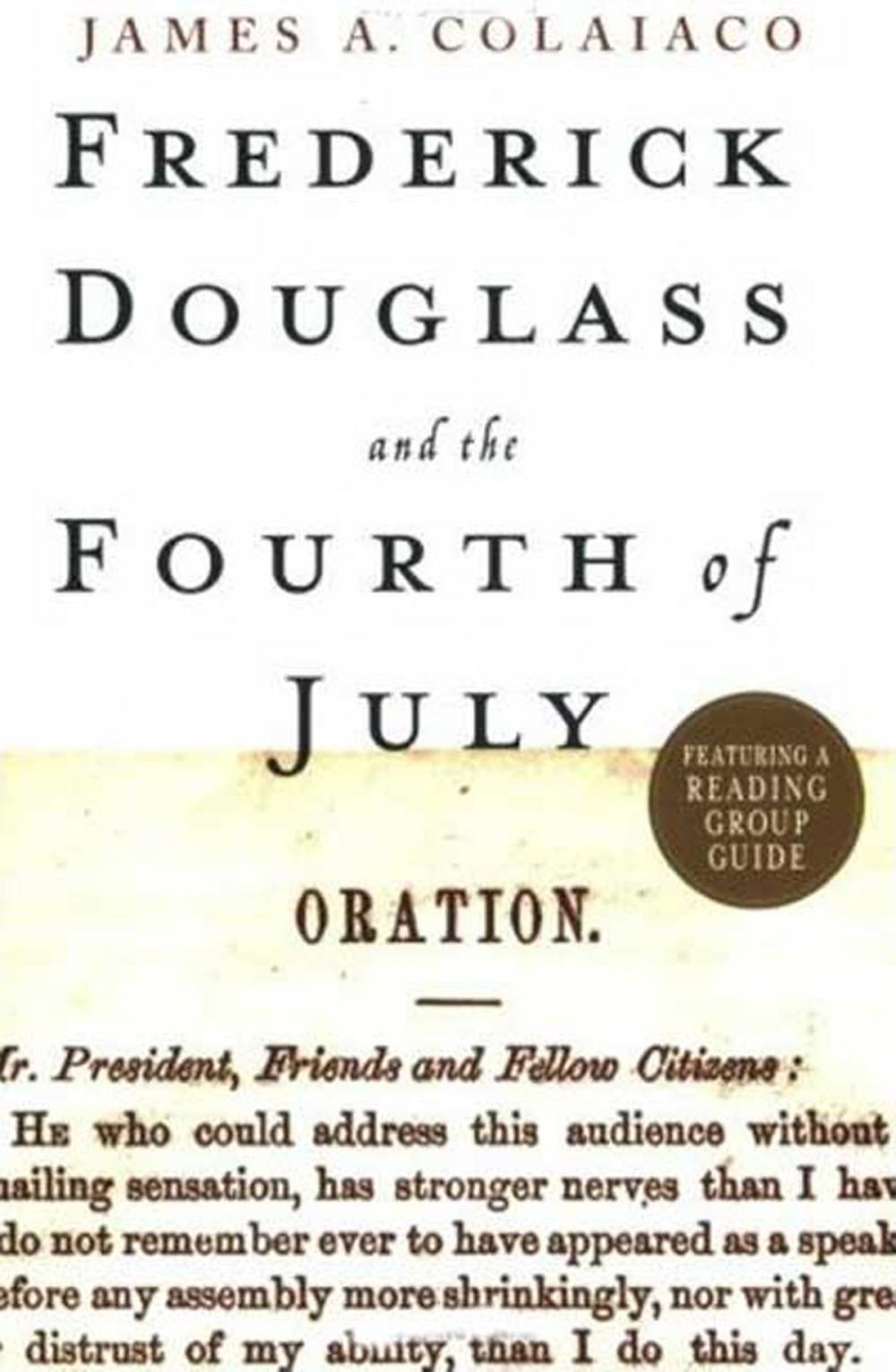 Big bigCover of Frederick Douglass and the Fourth of July