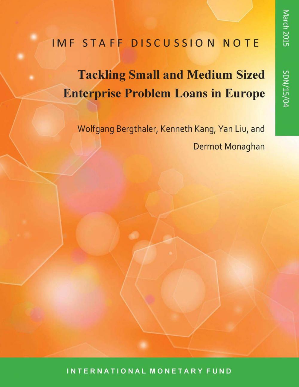 Big bigCover of Tackling Small and Medium Enterprise Problem Loans in Europe