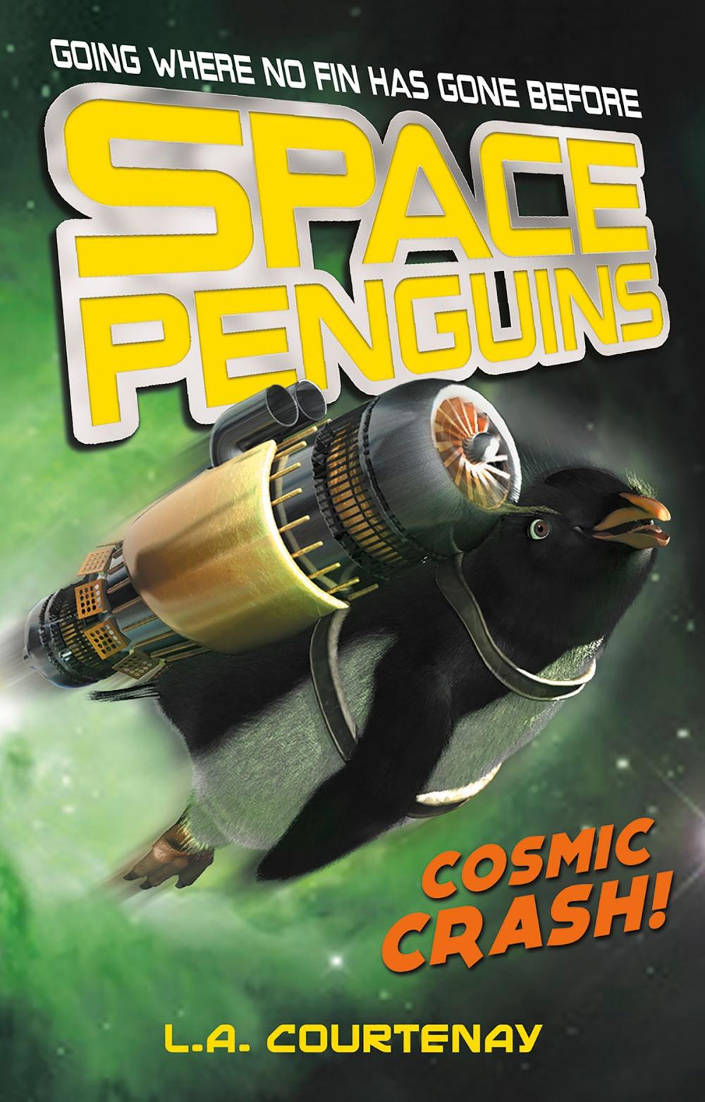 Big bigCover of Space Penguins Cosmic Crash!