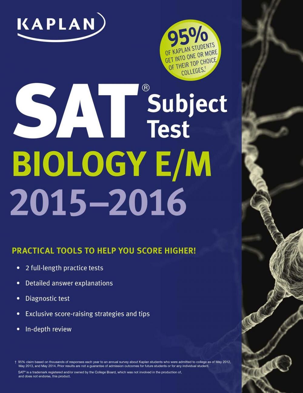 Big bigCover of Kaplan SAT Subject Test Biology E/M 2015-2016