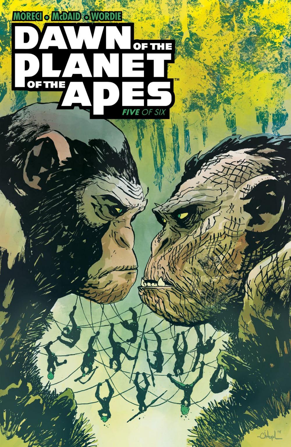 Big bigCover of Dawn of the Planet of the Apes #5