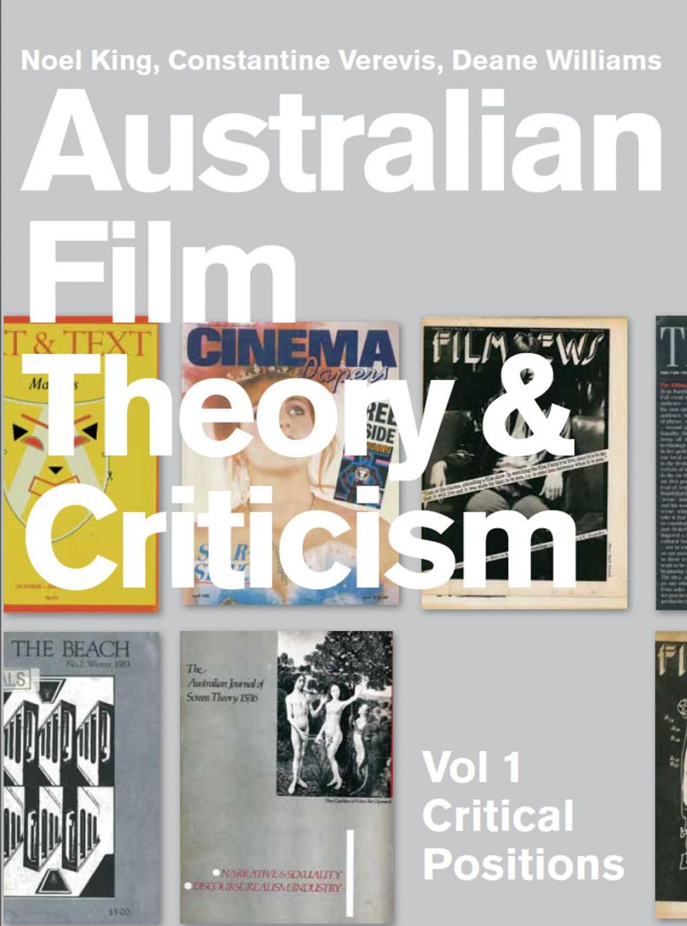 Big bigCover of Australian Film Theory and Criticism