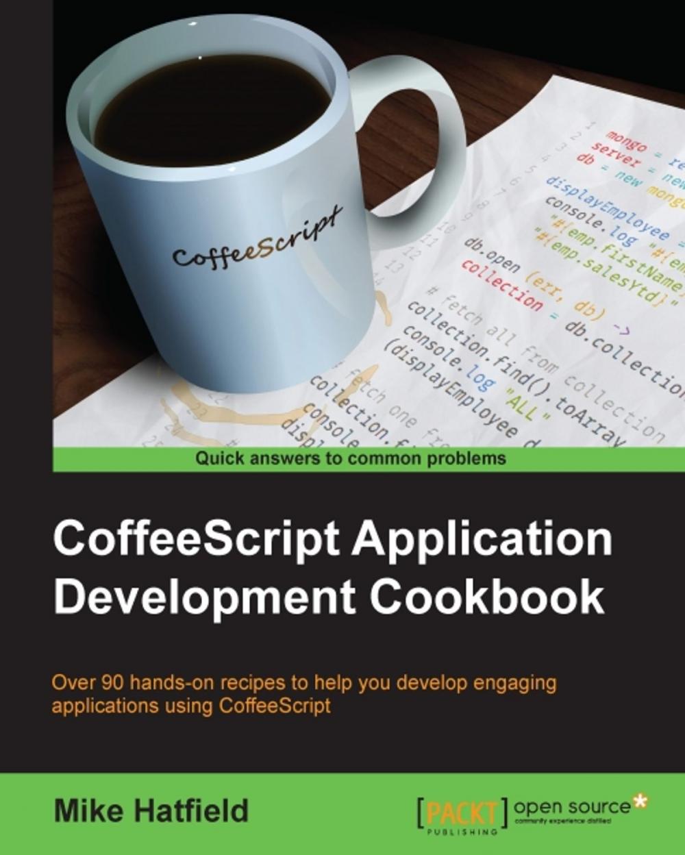 Big bigCover of CoffeeScript Application Development Cookbook