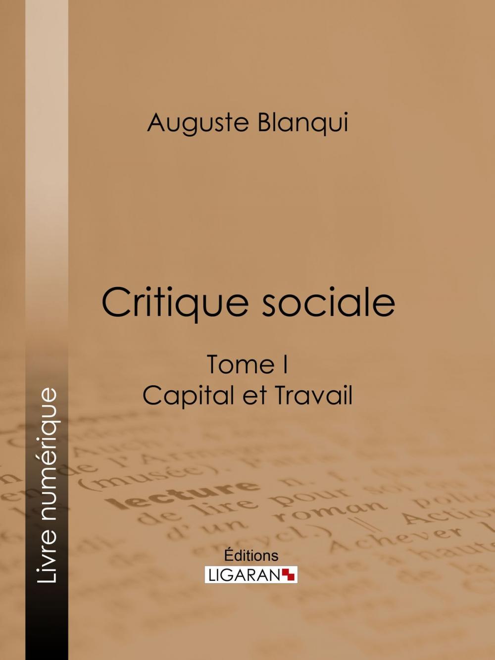 Big bigCover of Critique sociale