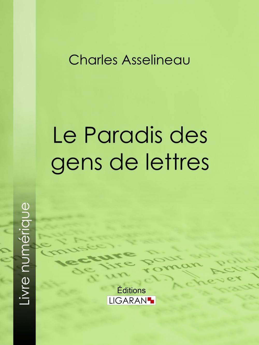 Big bigCover of Le Paradis des gens de lettres