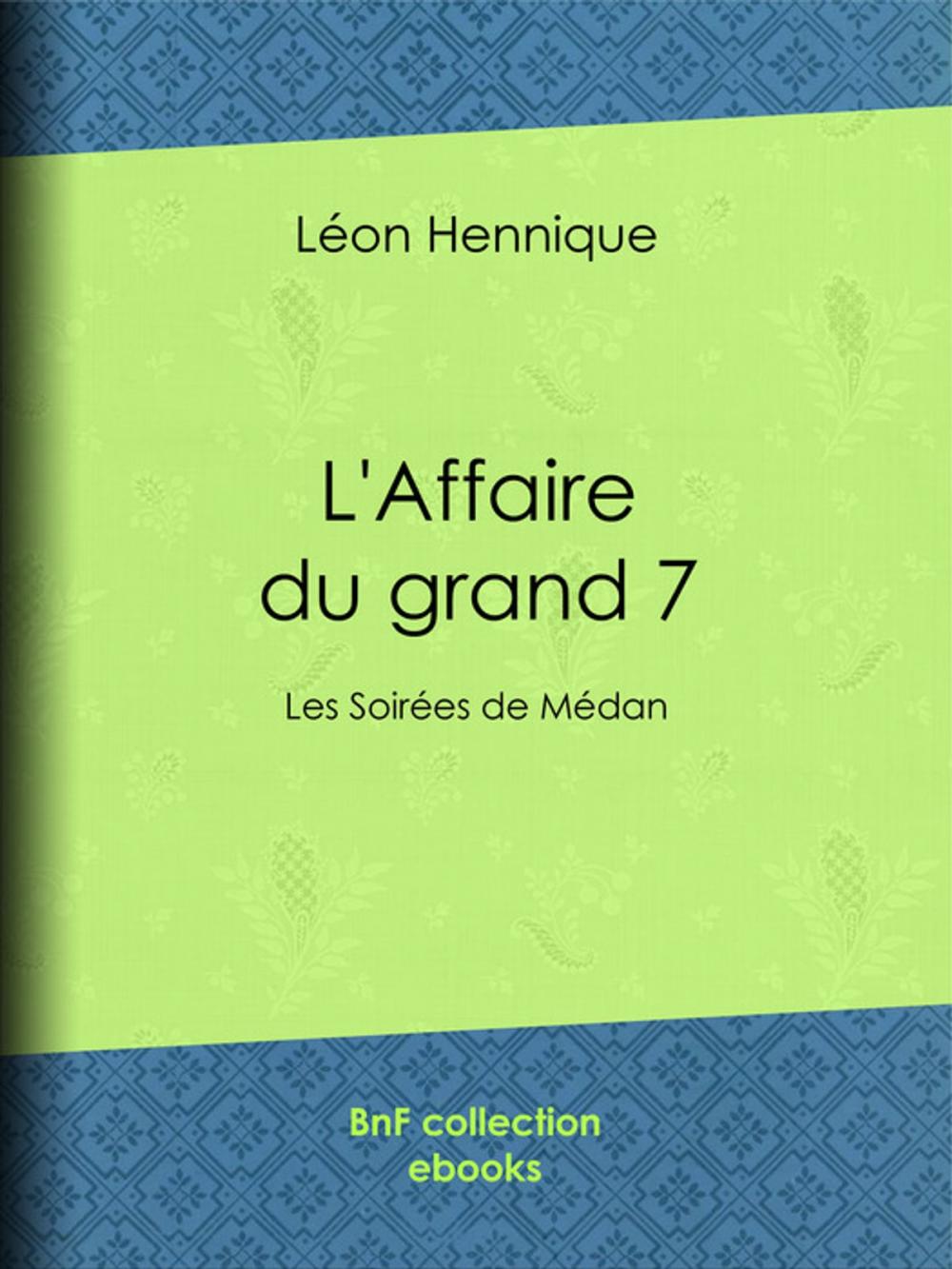 Big bigCover of L'Affaire du grand 7