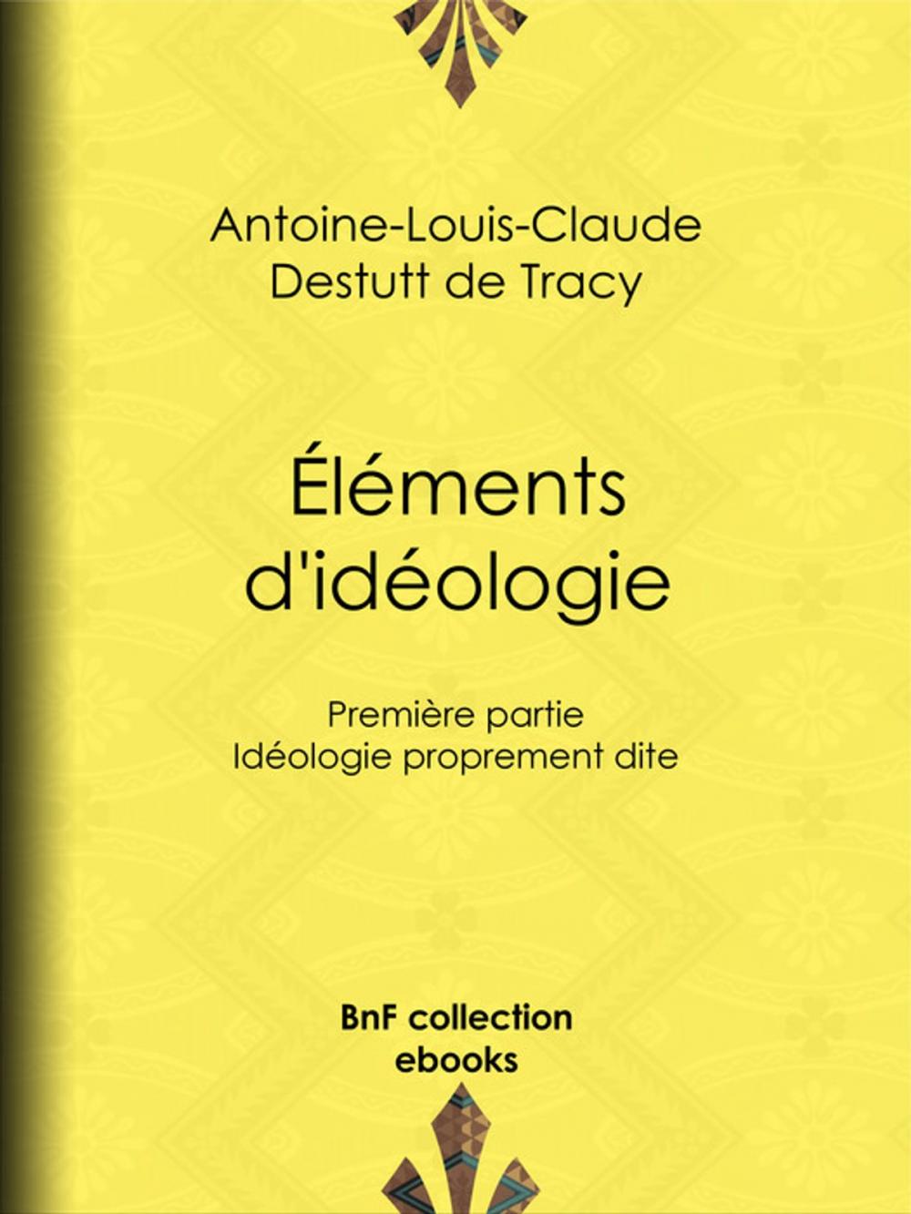 Big bigCover of Éléments d'idéologie