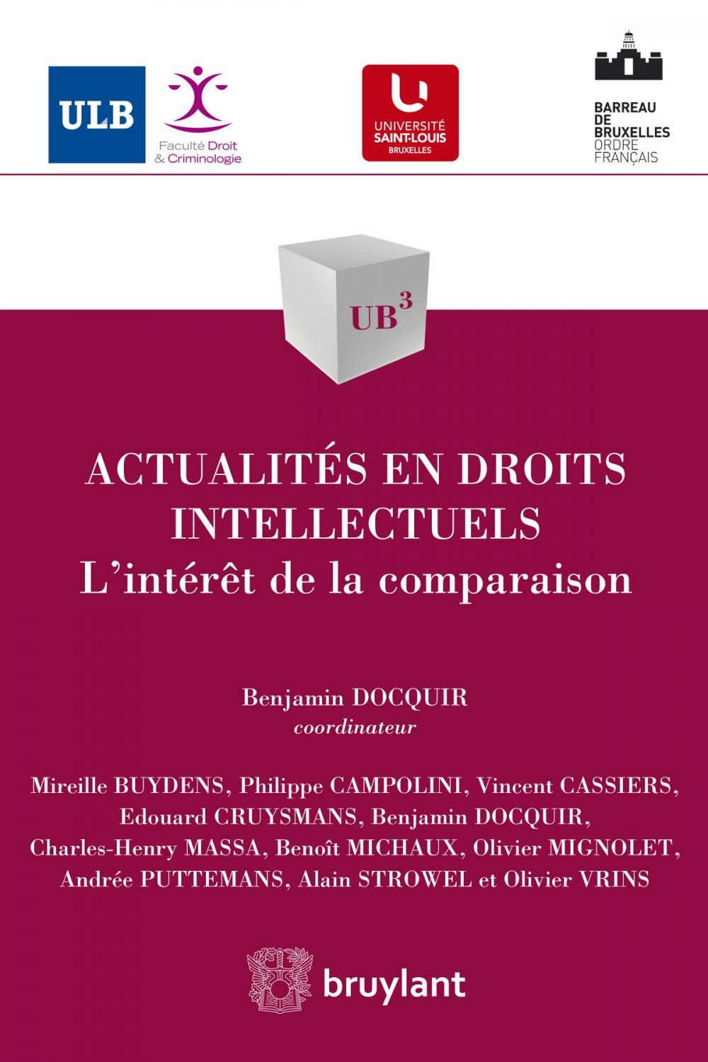 Big bigCover of Actualités en droits intellectuels