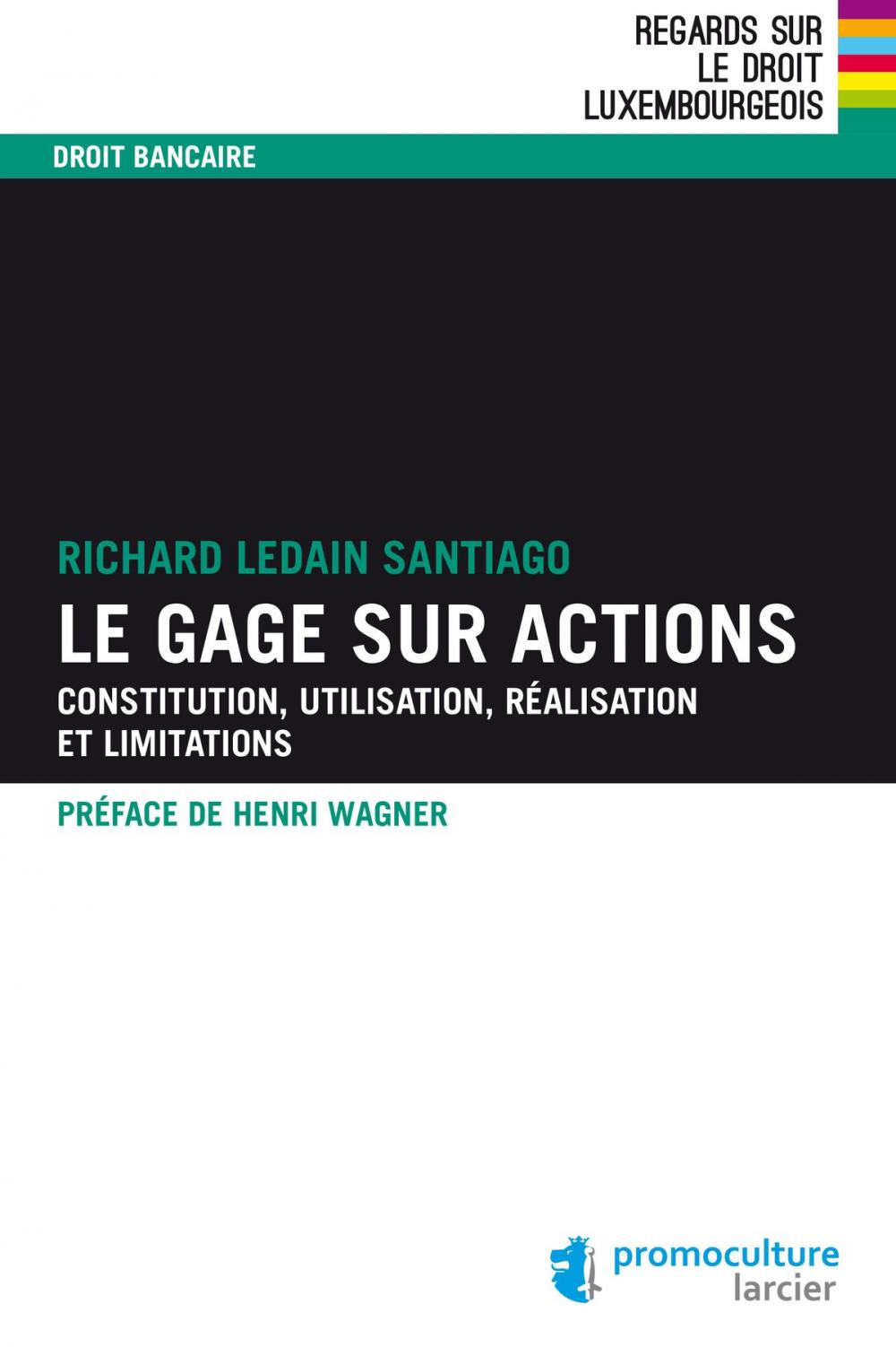 Big bigCover of Le gage sur actions