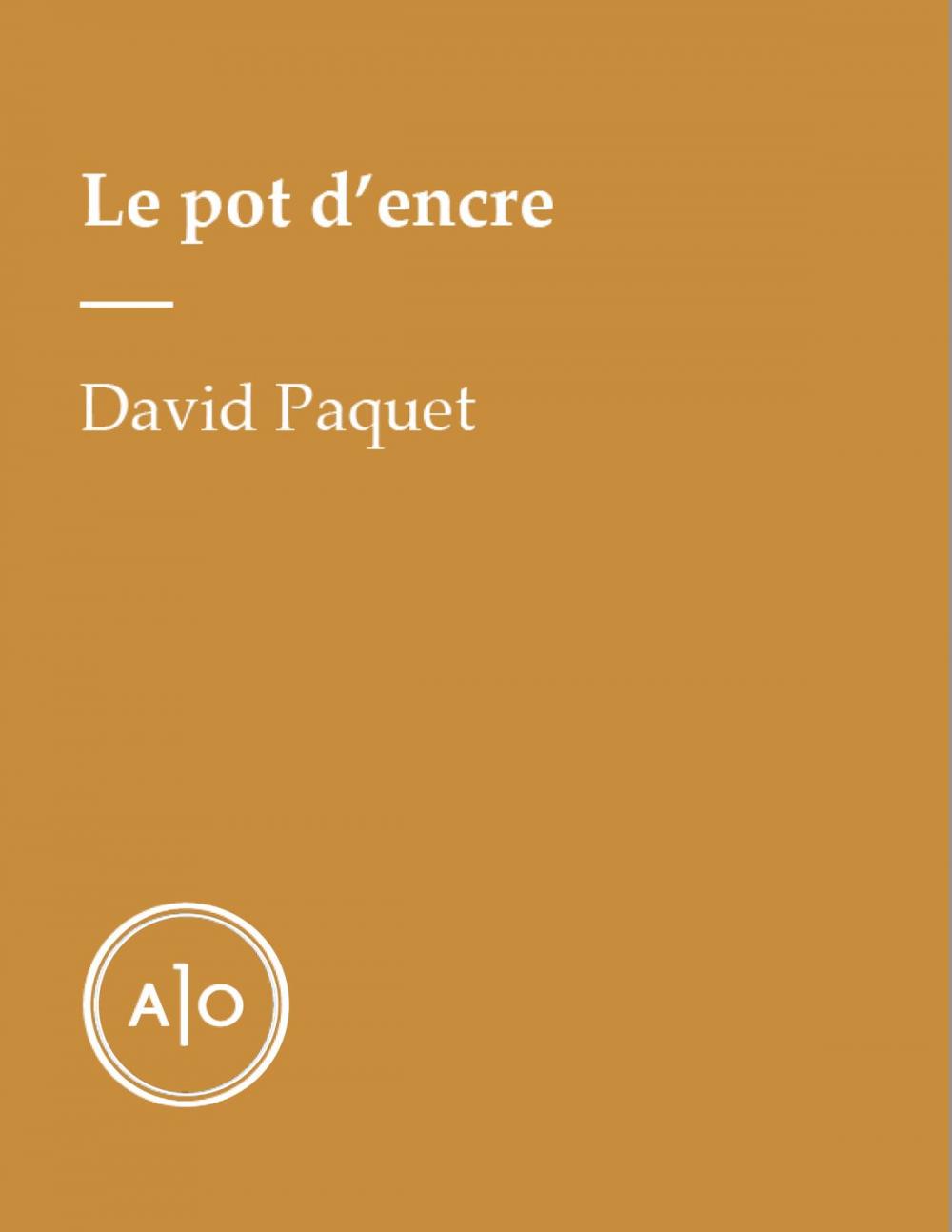 Big bigCover of Le pot d'encre