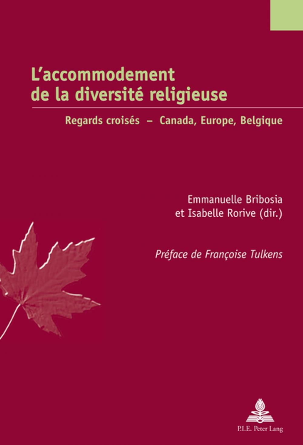 Big bigCover of Laccommodement de la diversité religieuse