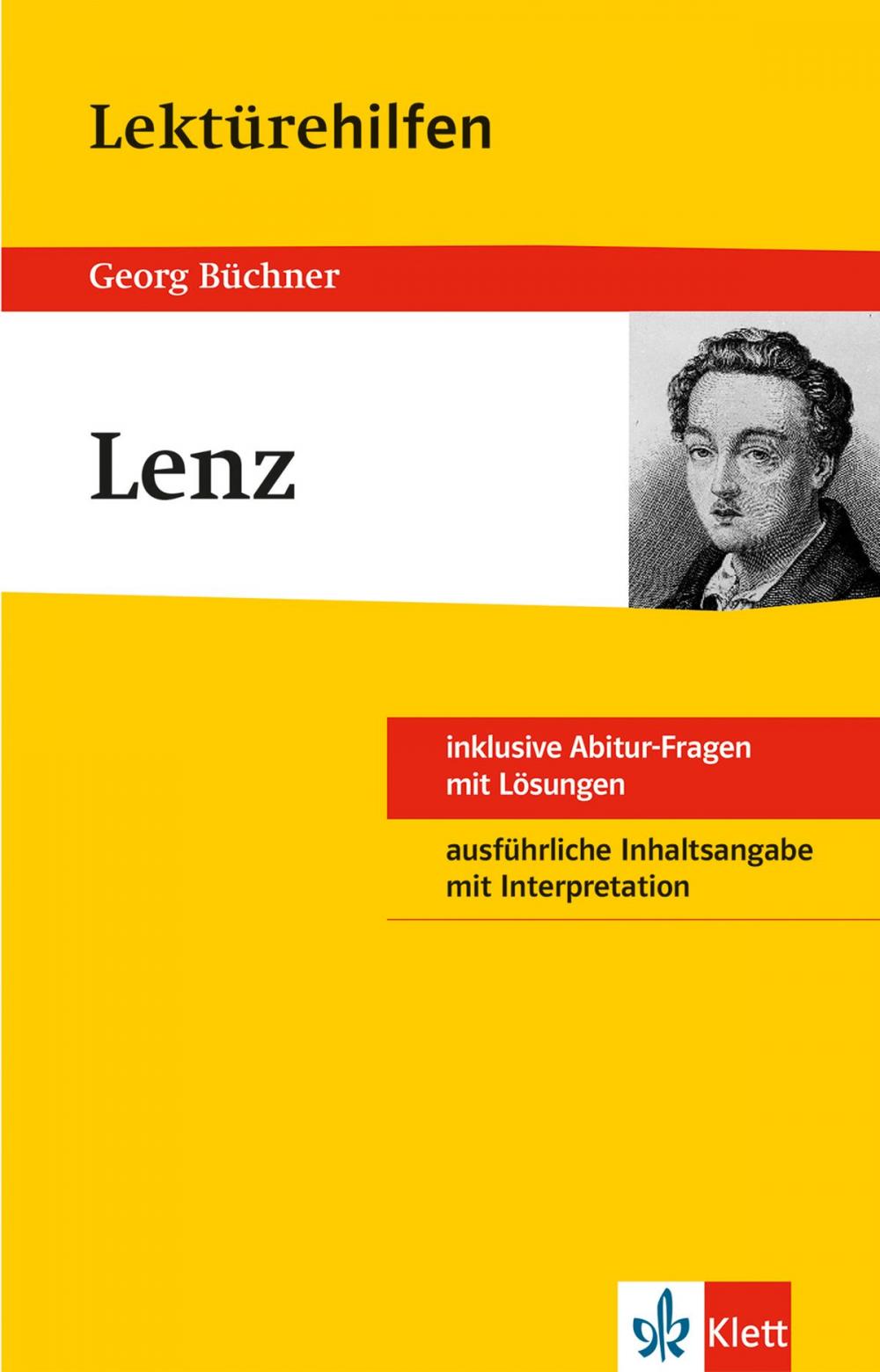 Big bigCover of Klett Lektürehilfen - Georg Büchner, Lenz