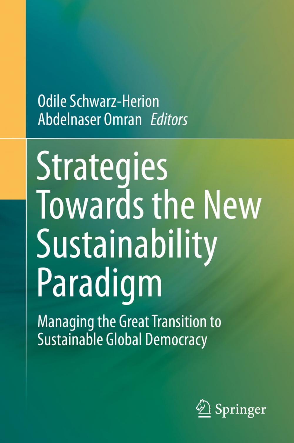 Big bigCover of Strategies Towards the New Sustainability Paradigm