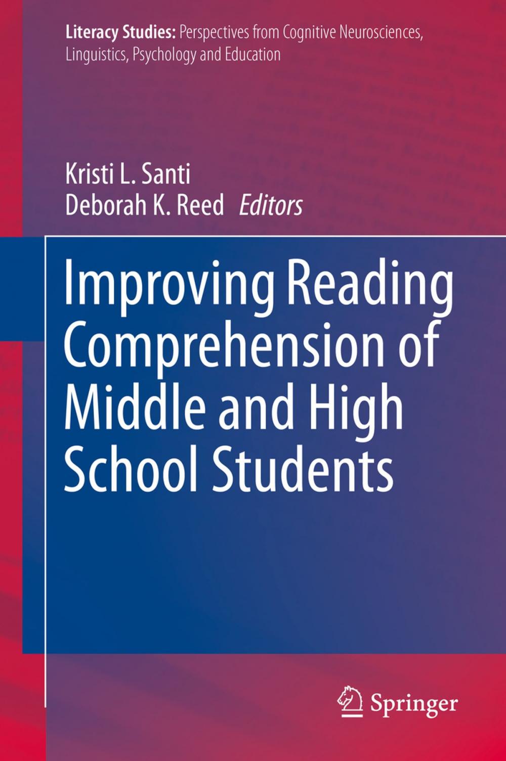 Big bigCover of Improving Reading Comprehension of Middle and High School Students