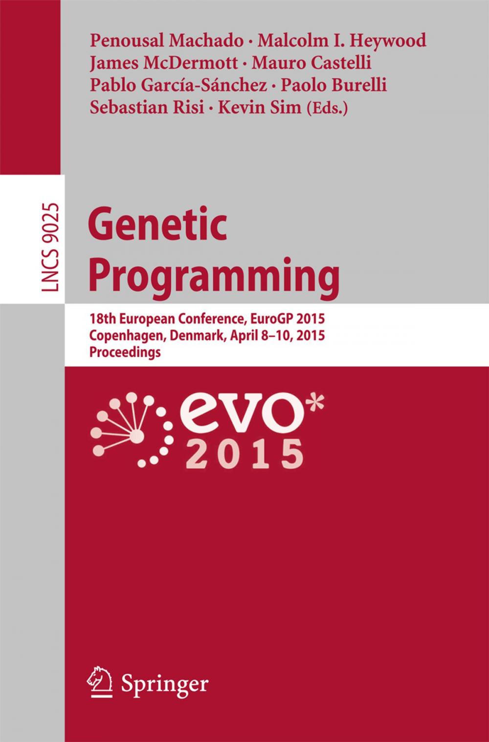 Big bigCover of Genetic Programming