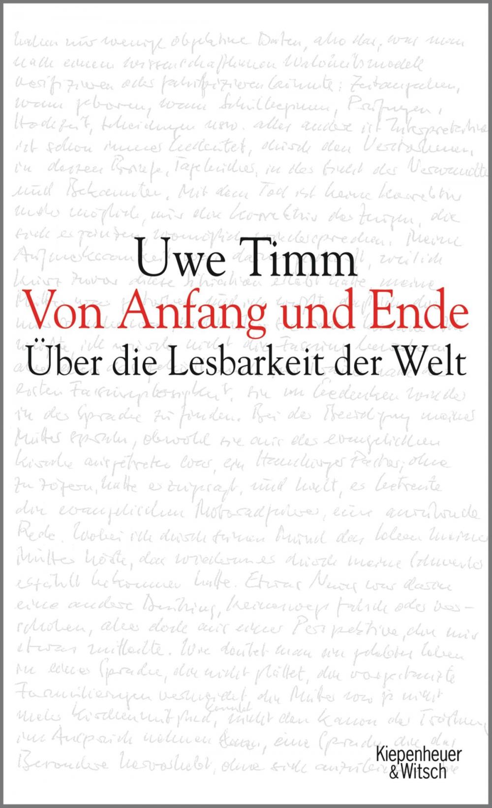 Big bigCover of Von Anfang und Ende