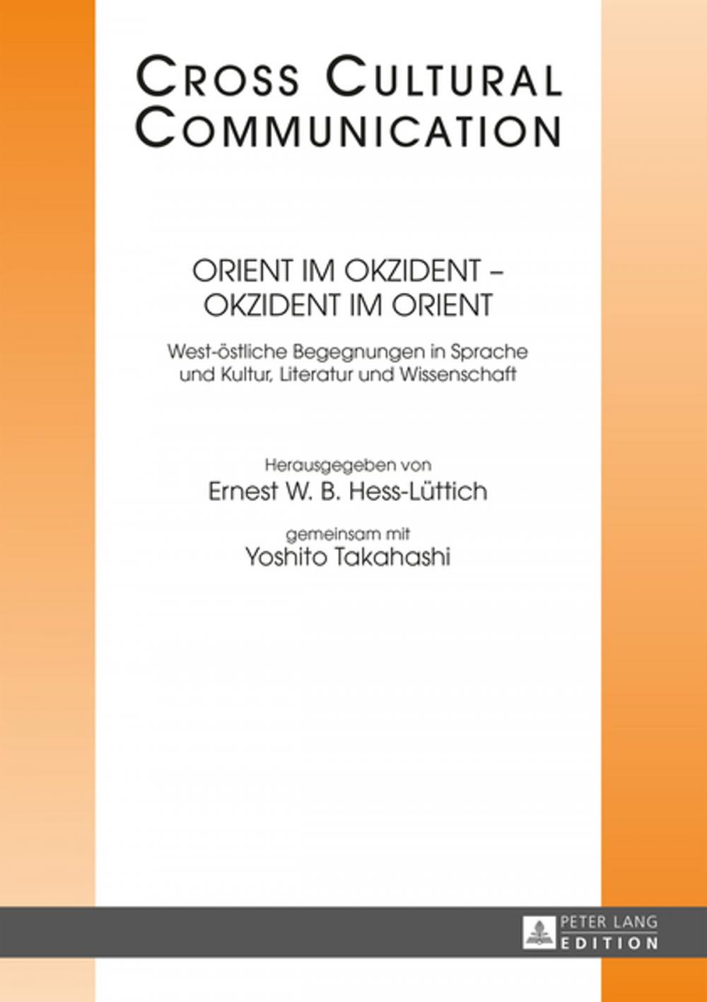 Big bigCover of Orient im Okzident Okzident im Orient