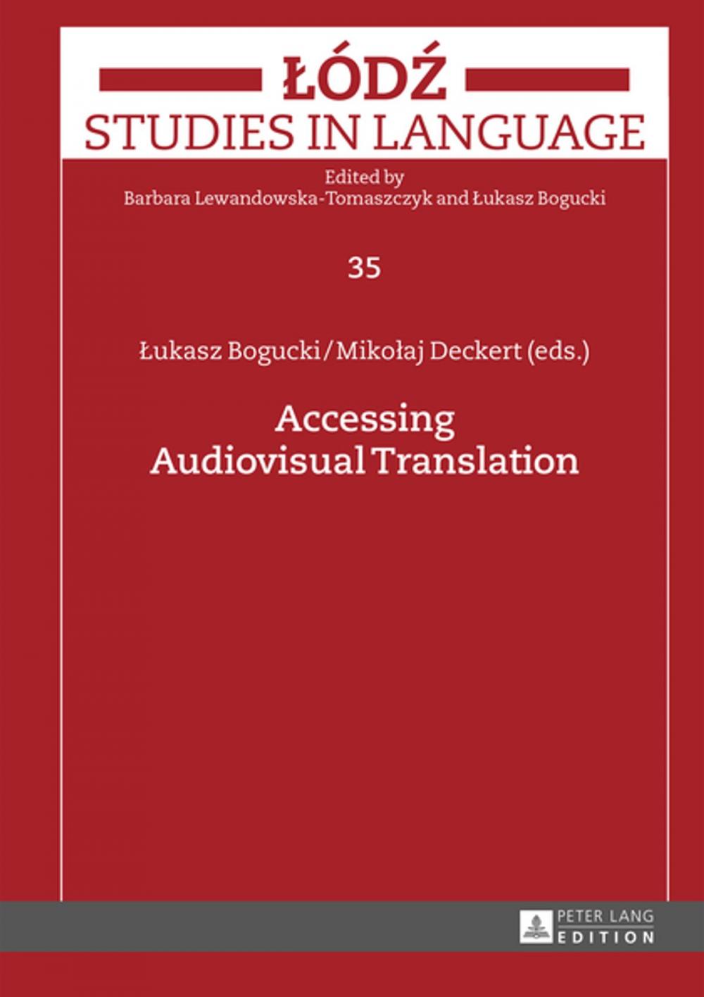 Big bigCover of Accessing Audiovisual Translation