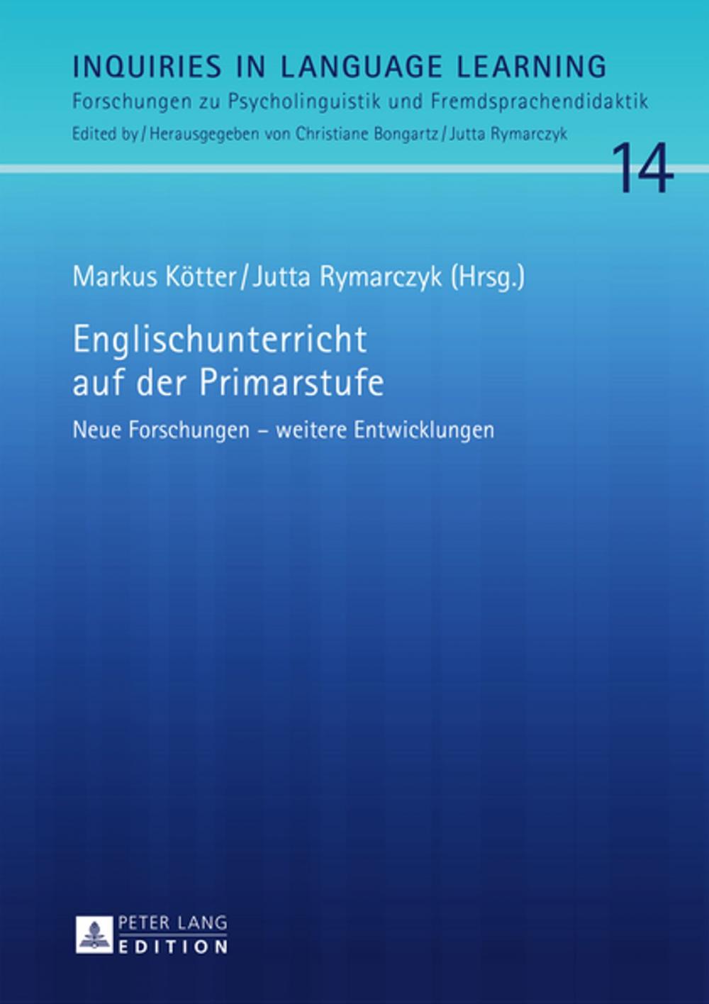 Big bigCover of Englischunterricht auf der Primarstufe