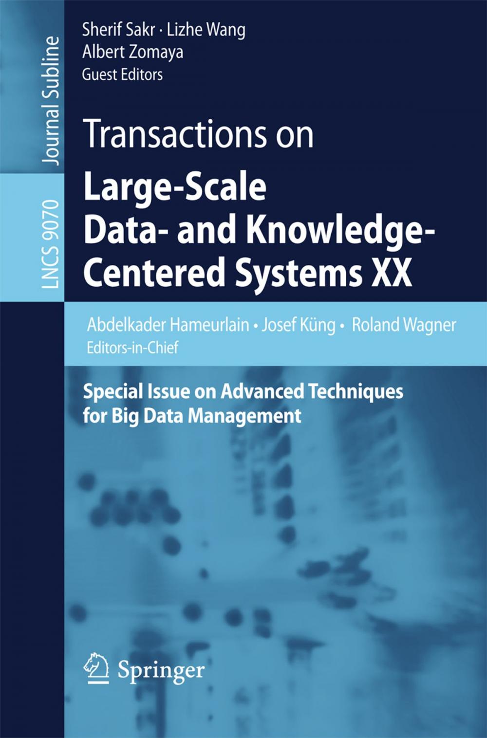 Big bigCover of Transactions on Large-Scale Data- and Knowledge-Centered Systems XX