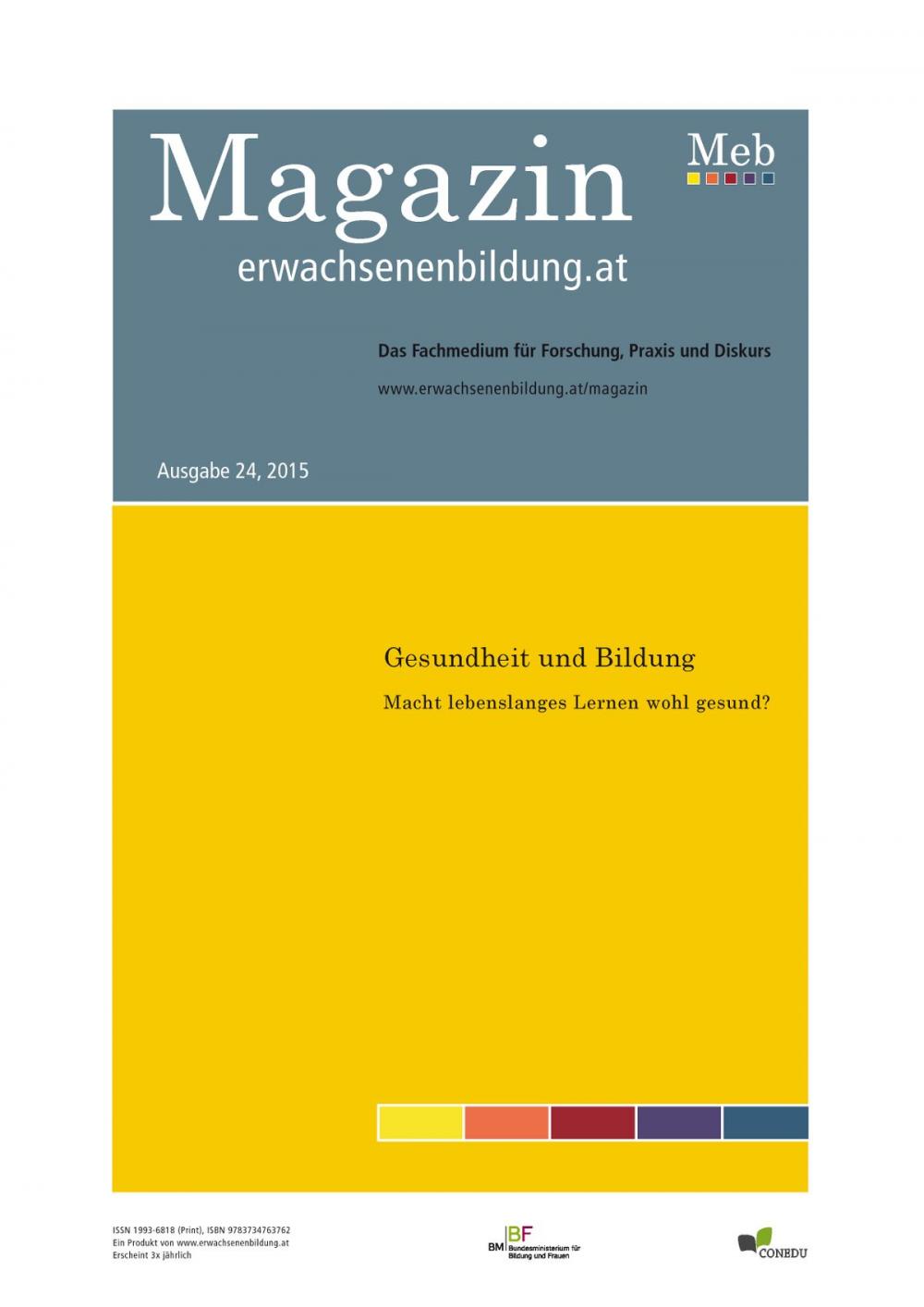 Big bigCover of Gesundheit und Bildung. Macht lebenslanges Lernen wohl gesund?