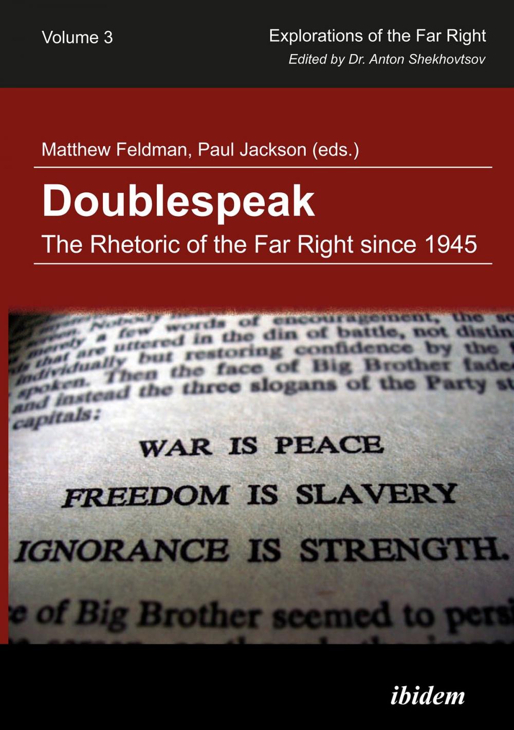 Big bigCover of Doublespeak: The Rhetoric of the Far Right since 1945