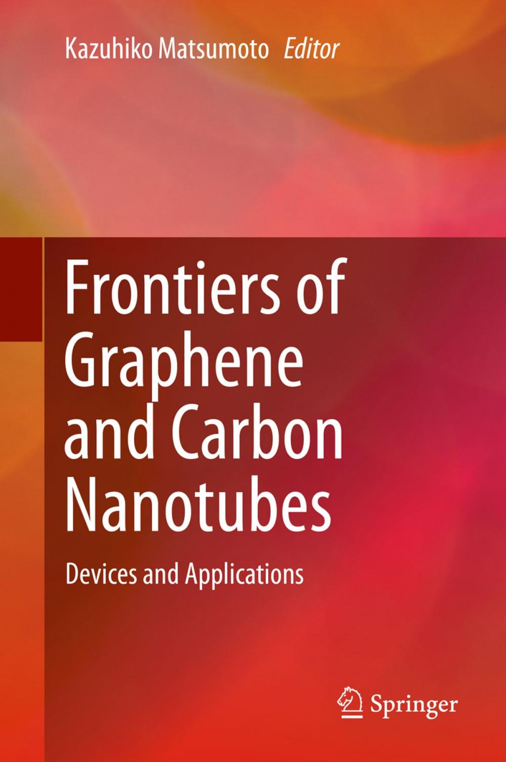 Big bigCover of Frontiers of Graphene and Carbon Nanotubes