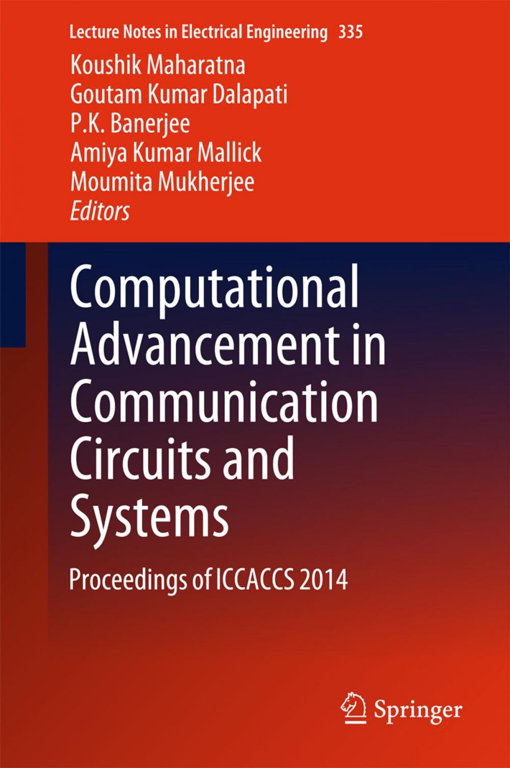 Big bigCover of Computational Advancement in Communication Circuits and Systems