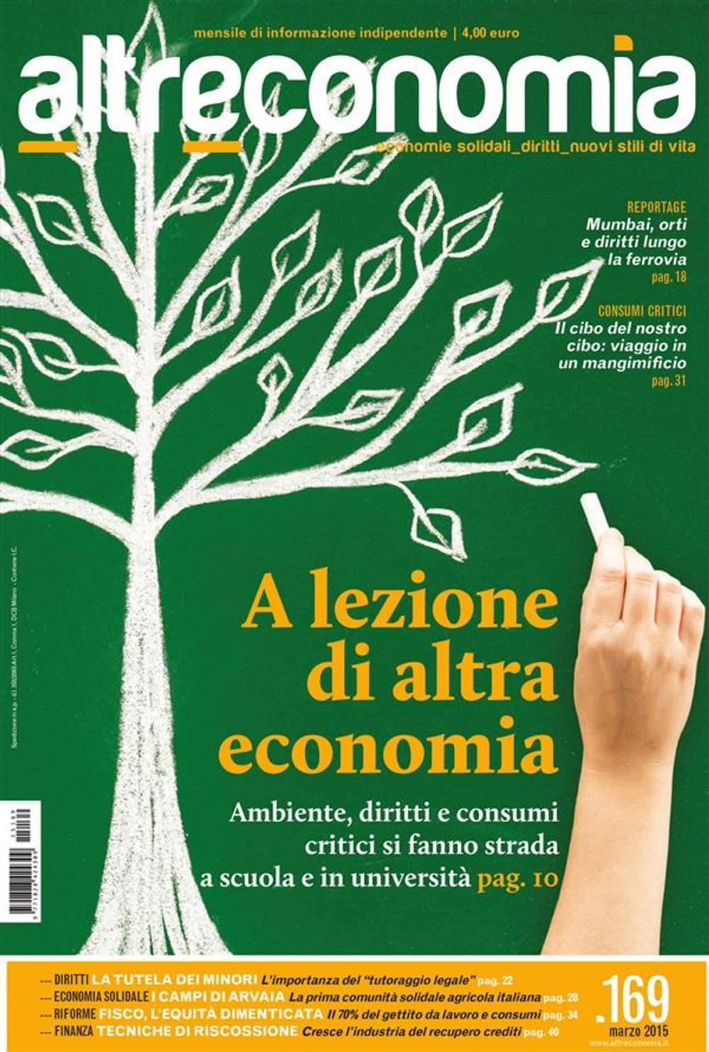 Big bigCover of Altreconomia 169, marzo 2015