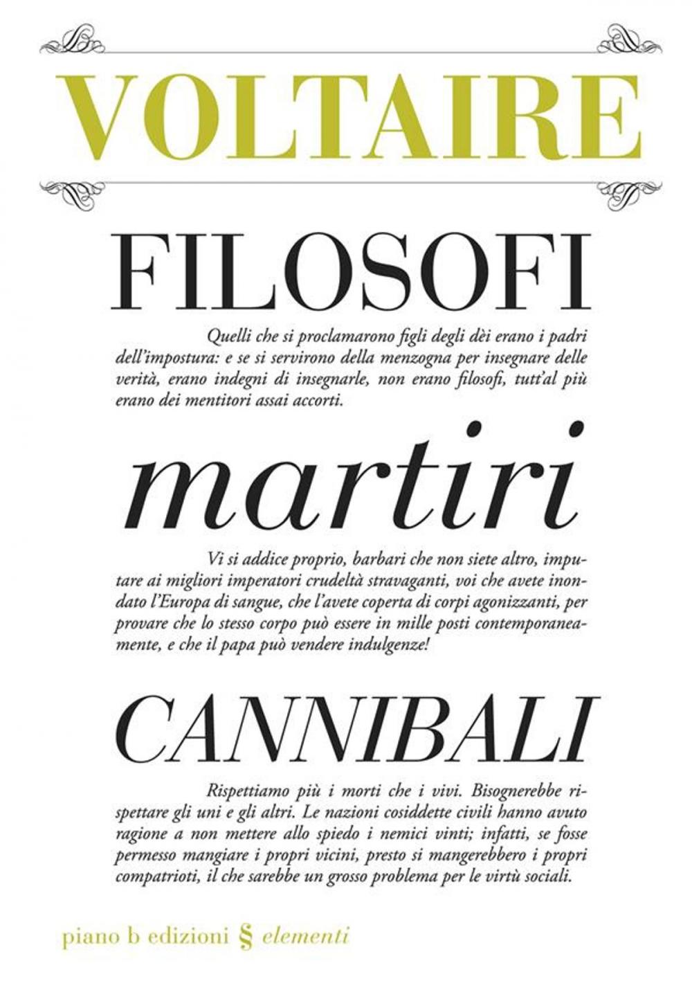 Big bigCover of Filosofi martiri cannibali