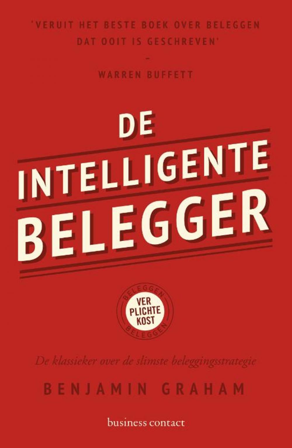 Big bigCover of De intelligente belegger