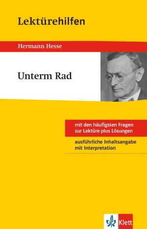 Book cover of Klett Lektürehilfen - Hermann Hesse, Unterm Rad