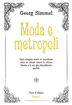 Book cover of Moda e metropoli