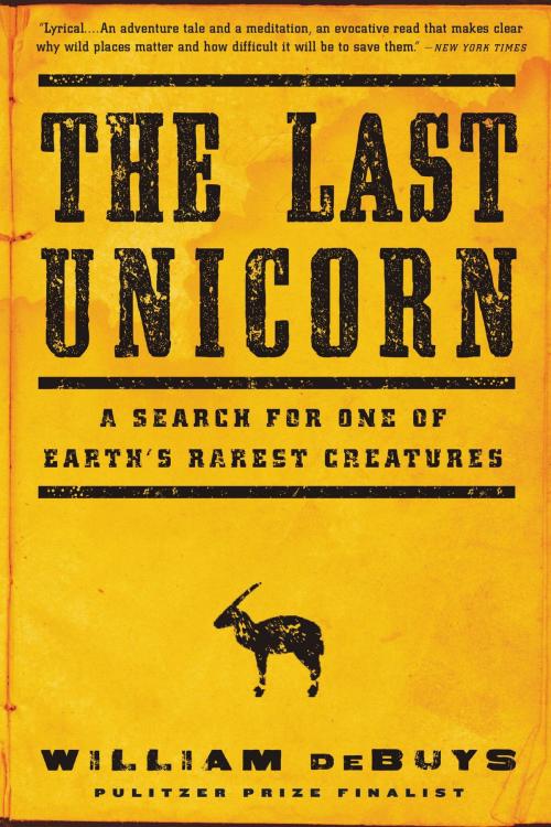 Cover of the book The Last Unicorn by William deBuys, Little, Brown and Company