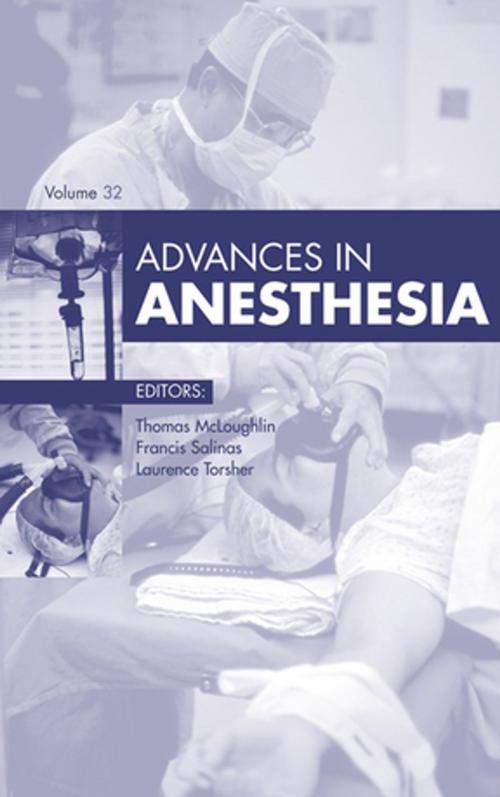Cover of the book Advances in Anesthesia, E-Book by Thomas M. McLoughlin, MD, Elsevier Health Sciences