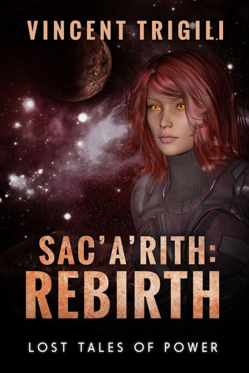 Cover of the book Sac'a'rith: Rebirth by Vincent Trigili, Vydorian Realms Publishing