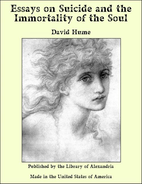 Cover of the book Essays on Suicide and the Immortality of the Soul by David Hume, Library of Alexandria