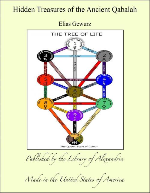 Cover of the book Hidden Treasures of the Ancient Qabalah by Elias Gewurz, Library of Alexandria