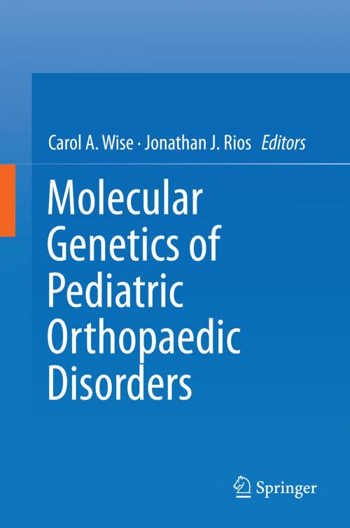 Cover of the book Molecular Genetics of Pediatric Orthopaedic Disorders by , Springer New York