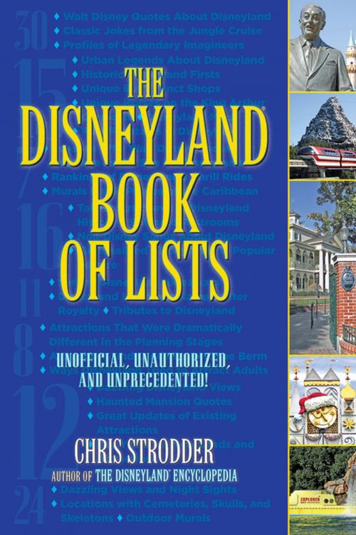 Cover of the book The Disneyland Book of Lists by Chris Strodder, Santa Monica Press