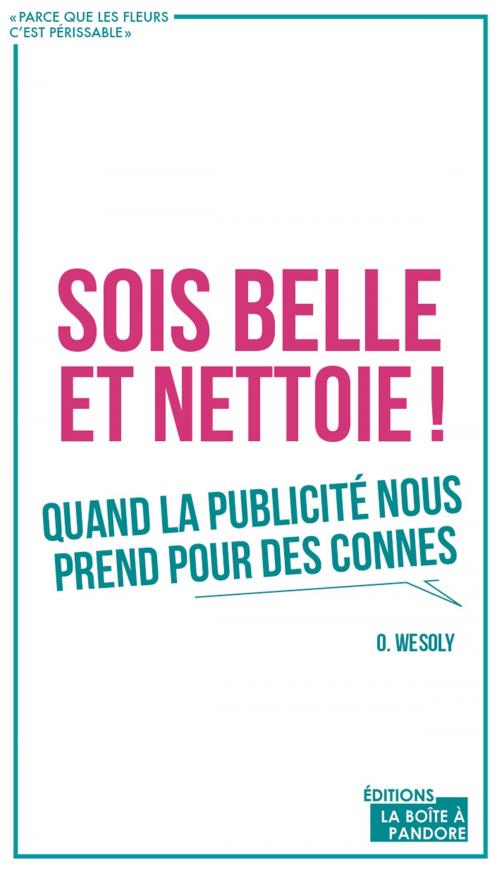 Cover of the book Sois belle et nettoie ! by Ouri Wesoly, La Boîte à Pandore