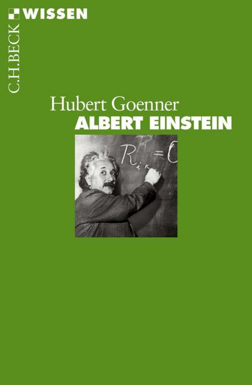 Cover of the book Albert Einstein by Hubert Goenner, C.H.Beck