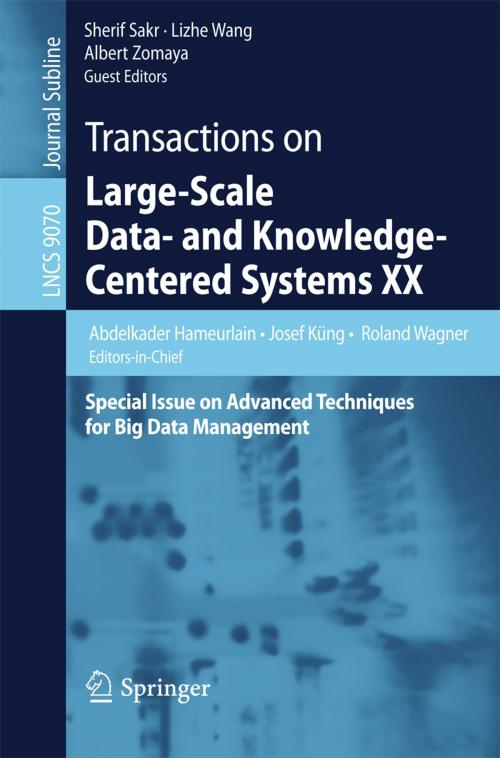 Cover of the book Transactions on Large-Scale Data- and Knowledge-Centered Systems XX by , Springer Berlin Heidelberg