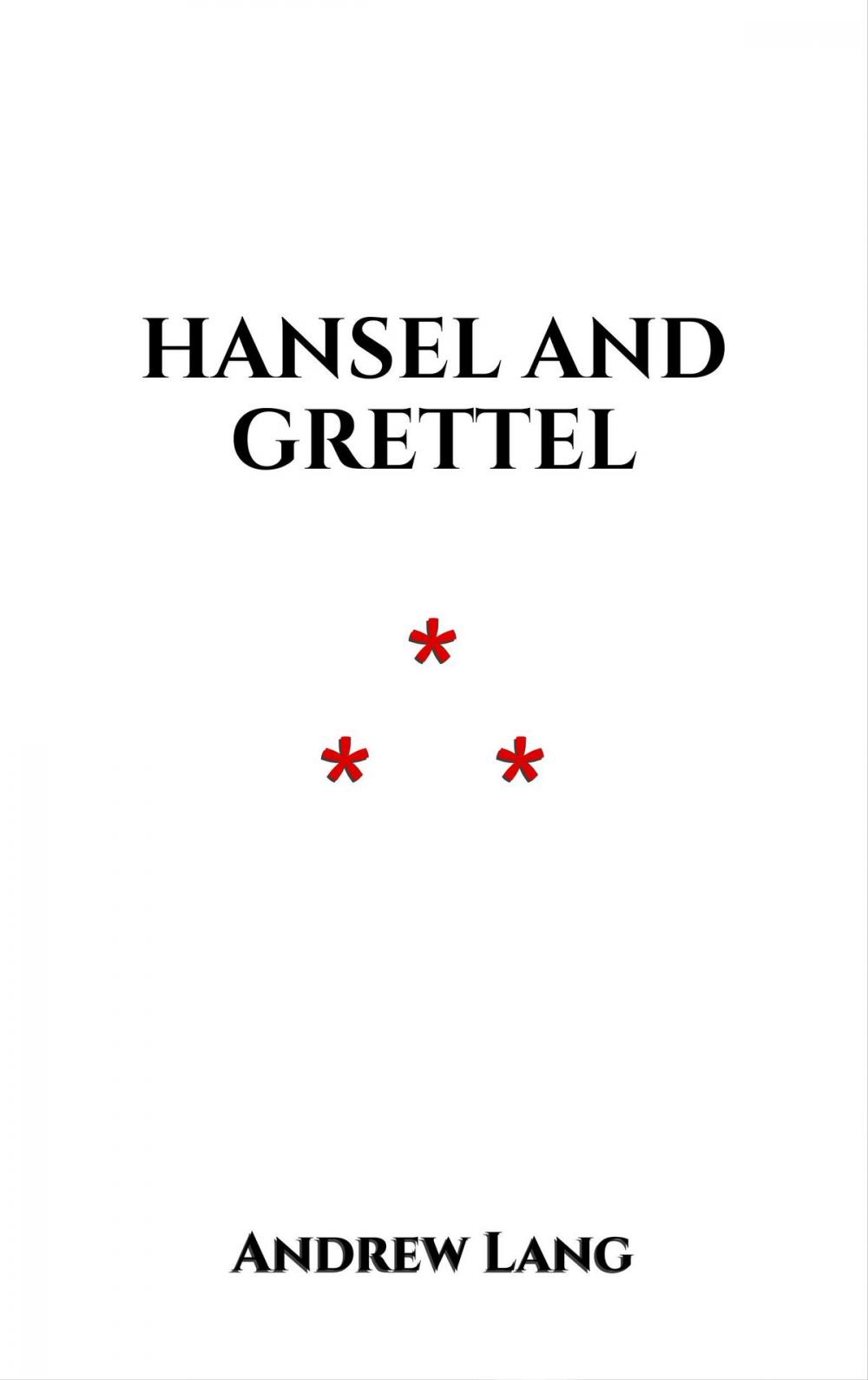 Big bigCover of Hansel and Grettel