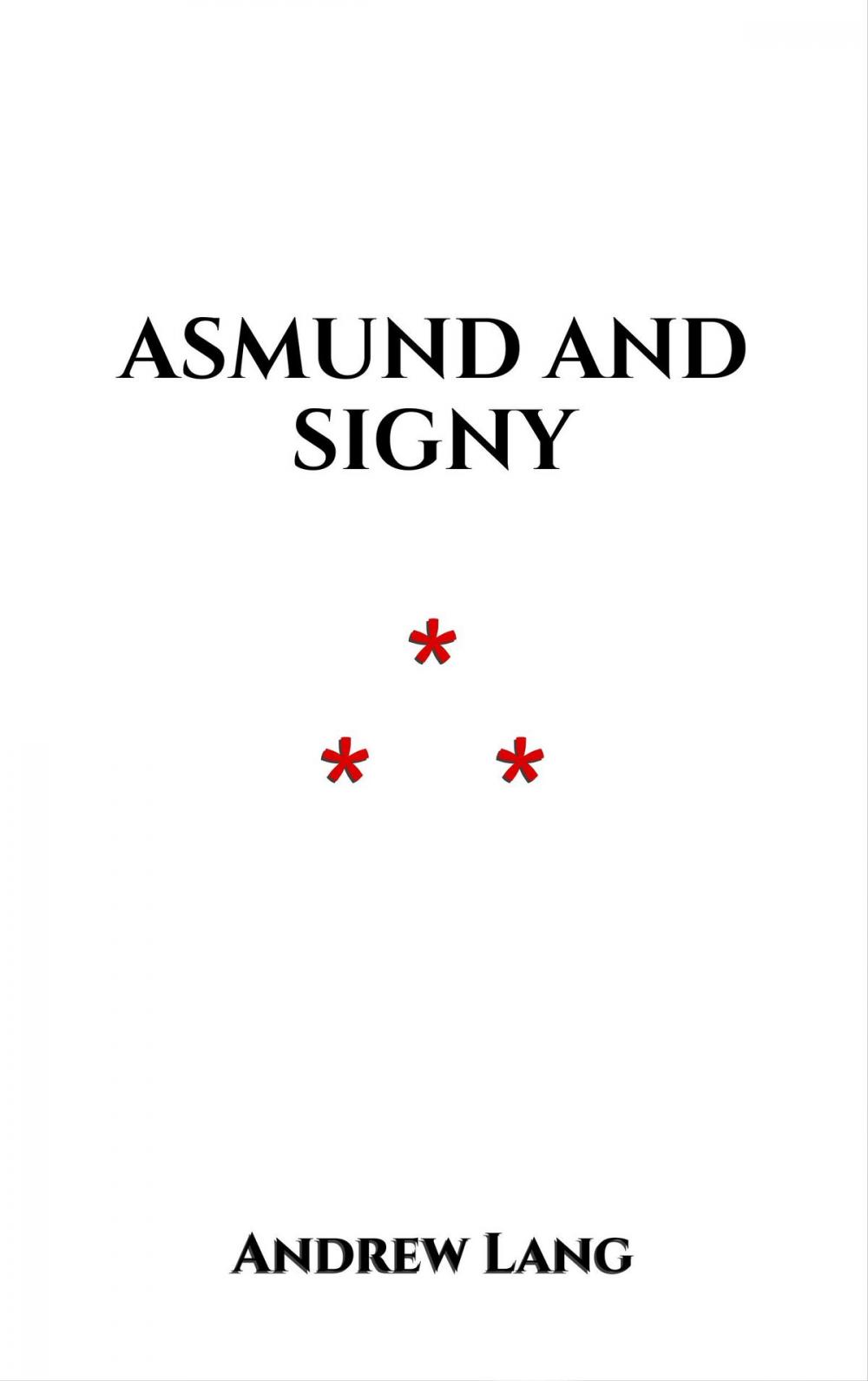 Big bigCover of Asmund and Signy