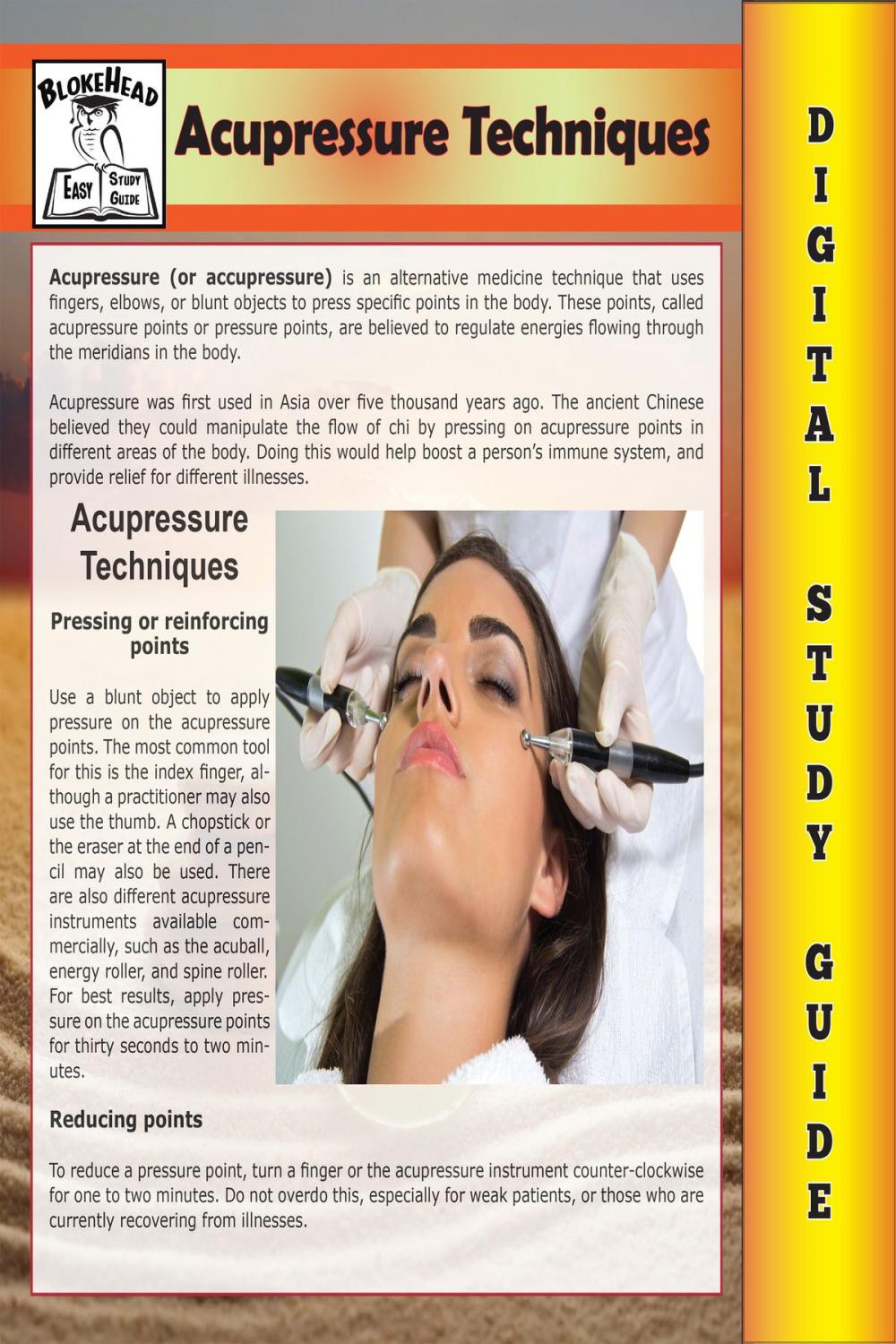 Big bigCover of Acupressure Techniques ( Blokehead Easy Study Guide)