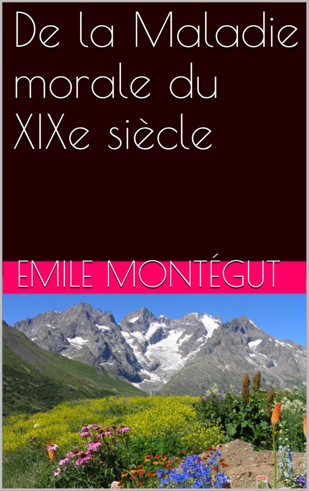 Big bigCover of De la Maladie morale du XIXe siècle